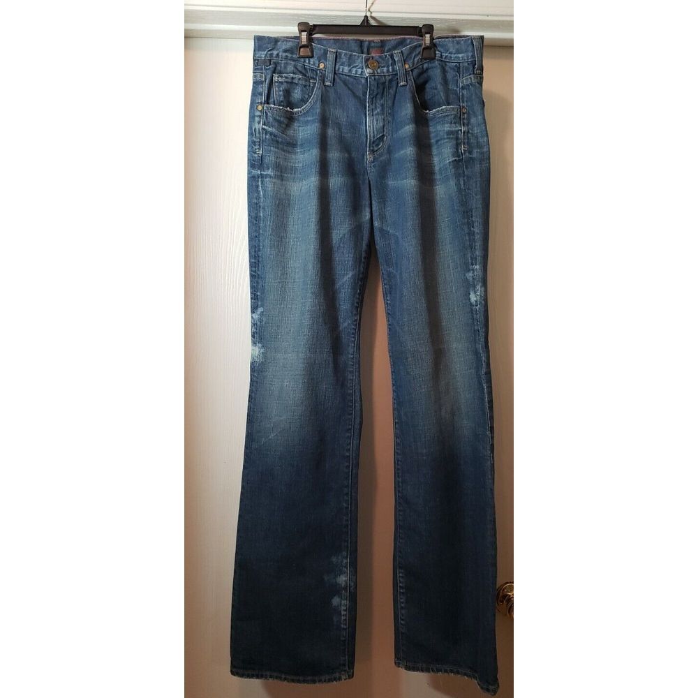Men's NWOT Citizens Of Humanity Jaggar Jeans Size 32 Inseam 35" Distressed... - Picture 4 of 8